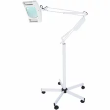 Magnifying Cosmetic Lamp MS-2049 with Pedestal and Neon Lighting